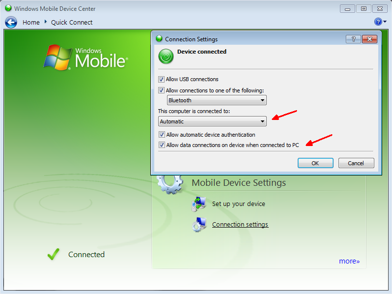 download microsoft windows mobile device center